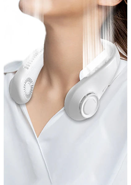 Portable Neck Air Conditioner - USB Rechargeable Personal Cooler Fan