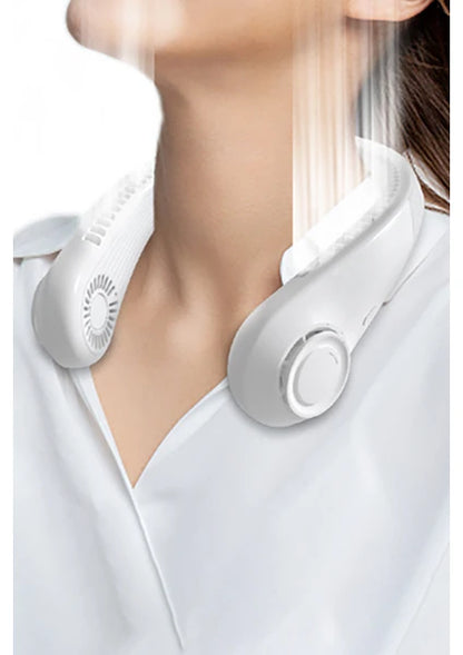 Portable Neck Air Conditioner - USB Rechargeable Personal Cooler Fan